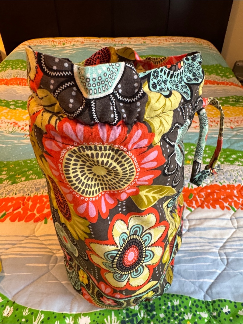 Vera Bradley Ditty Bag in Flower Shower - Picture 2 of 9